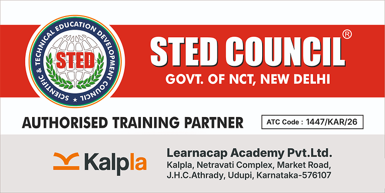STED Council, Authorised Training Partner, ATC Code 1447/KAR/26, Learncap Academy Pvt. Ltd.